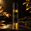 BEDUSI VIBRATIONS 10 mL body oil roll-on in black and gold packaging